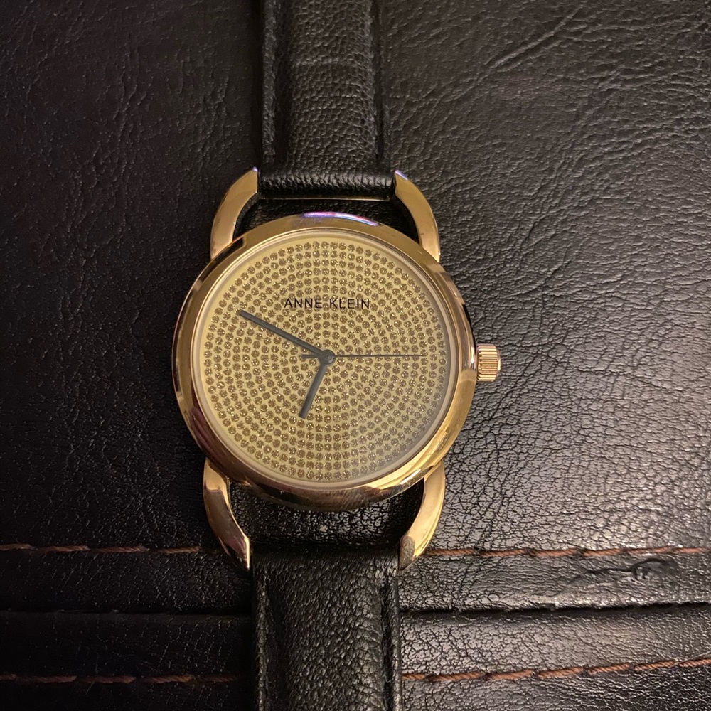 Anne Klein gold watch